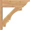Ekena Millwork Balboa Smooth Traditional Outlooker, Western Red Cedar, 7 1/2"W x 24"D x 24"H OUT08X24X24BOA01SWR - alternate 3
